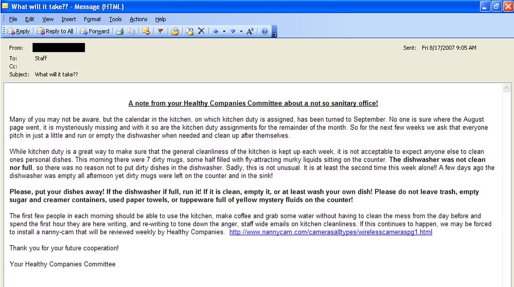 Perhaps a committee to assess the health of the committee