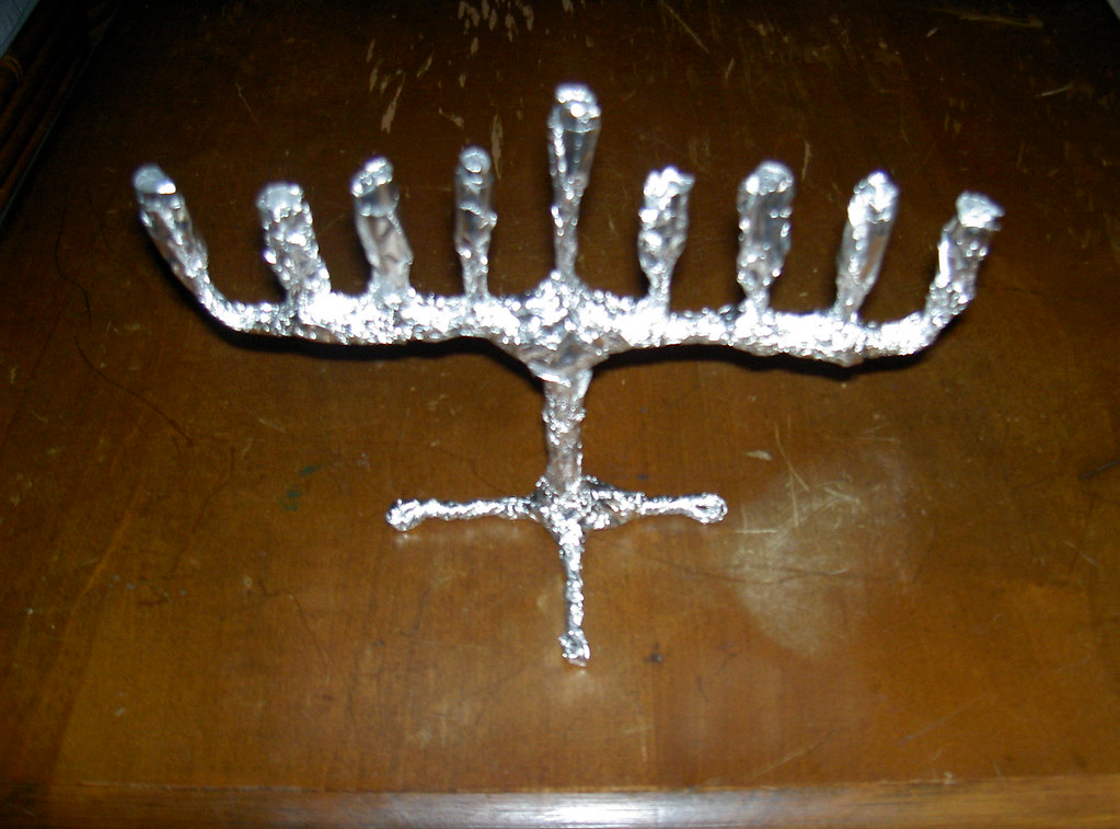 Homemade menorah a photo on Flickriver