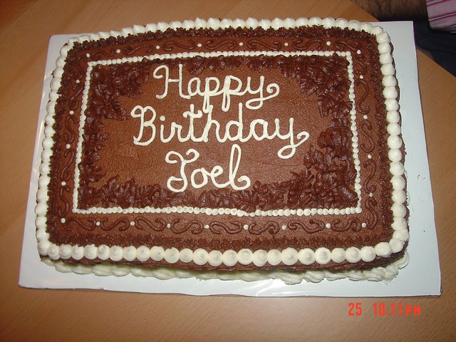 Joel's birthday cake Flickr Photo Sharing!