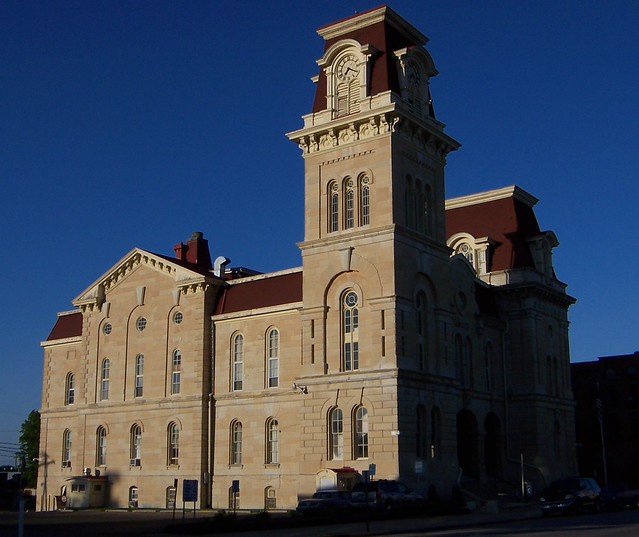 Jacksonville, IL County Courthouse oblique 2 Flickr Photo