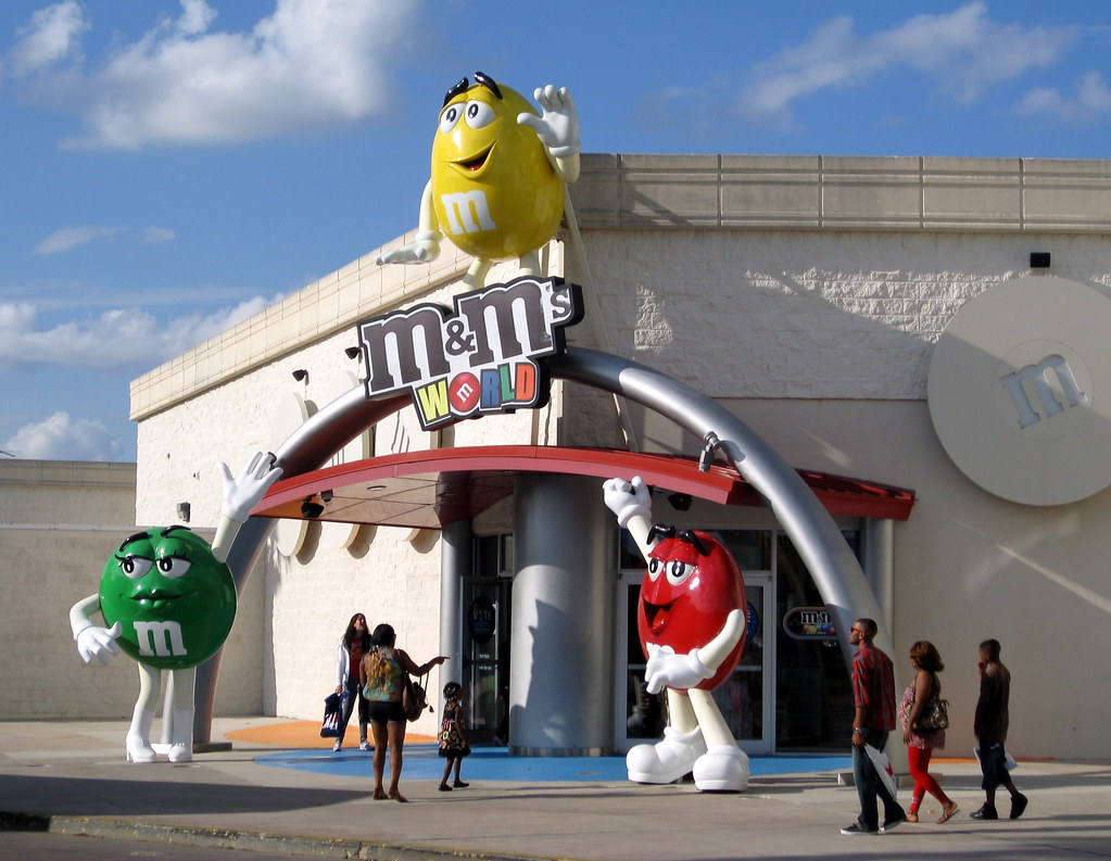 Orlando Florida Mall M&M's World Entrance a photo on Flickriver