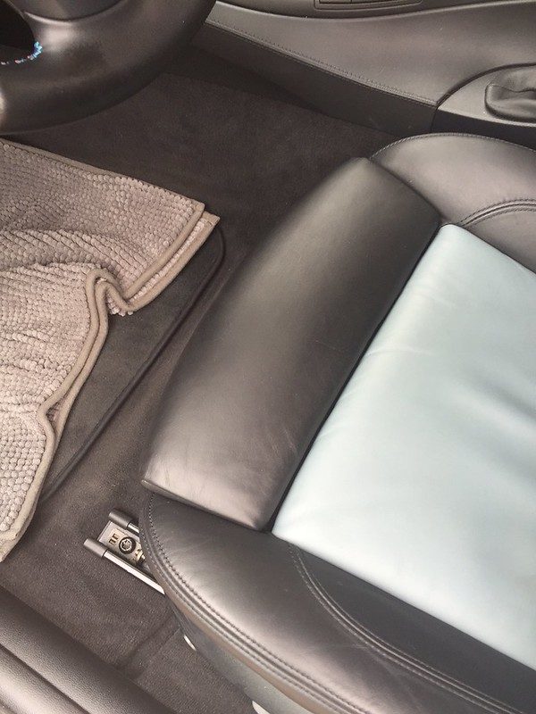 Replaced Front Seat Thigh Bolsters w/ European Version