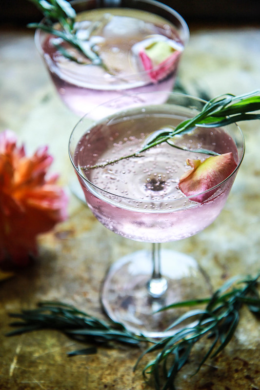 Rose and Tarragon Gin Lemonade Heather Christo