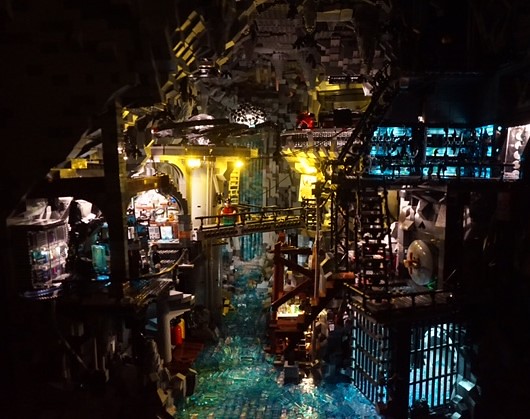 LEGO Batman Batcave set build by fan