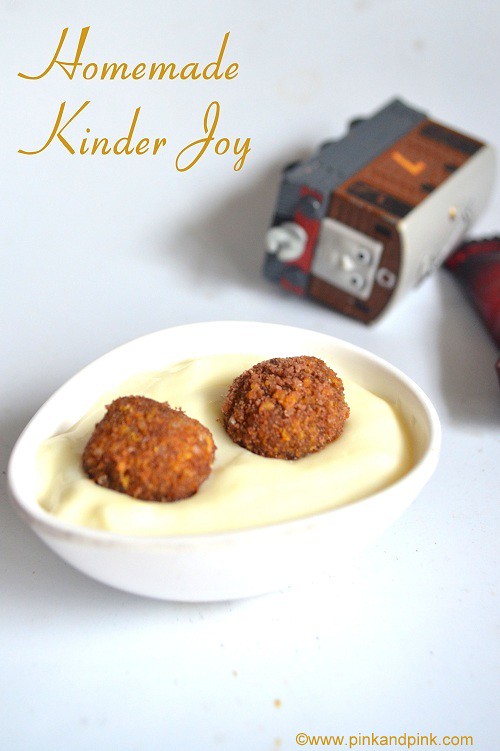 Homemade Kinder Joy Recipe Pink and Pink