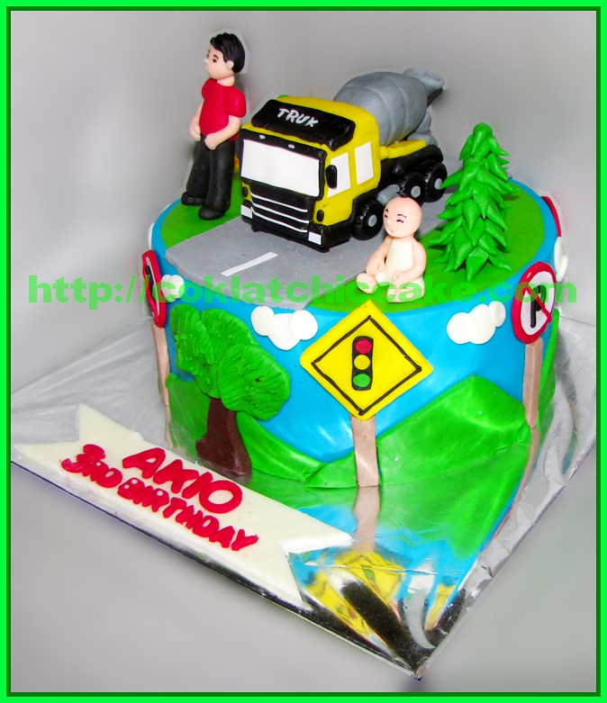 Kue Ulang Tahun Gambar Mobil Truk Galeri Mobil