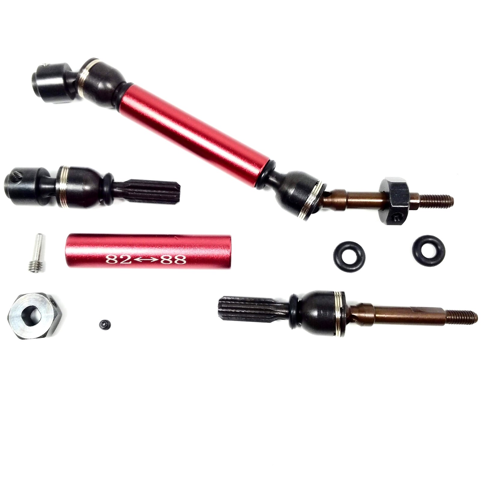 GPM Rear Axle Set for Traxxas Rustler Slash Stampede Ultimate 4X4 VXL