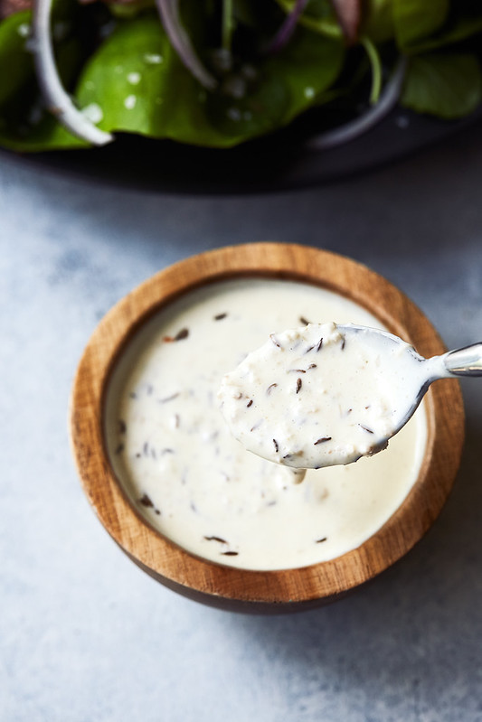 Beef on Weck Salad with Horseradish Caraway Dressing {Paleo, Keto