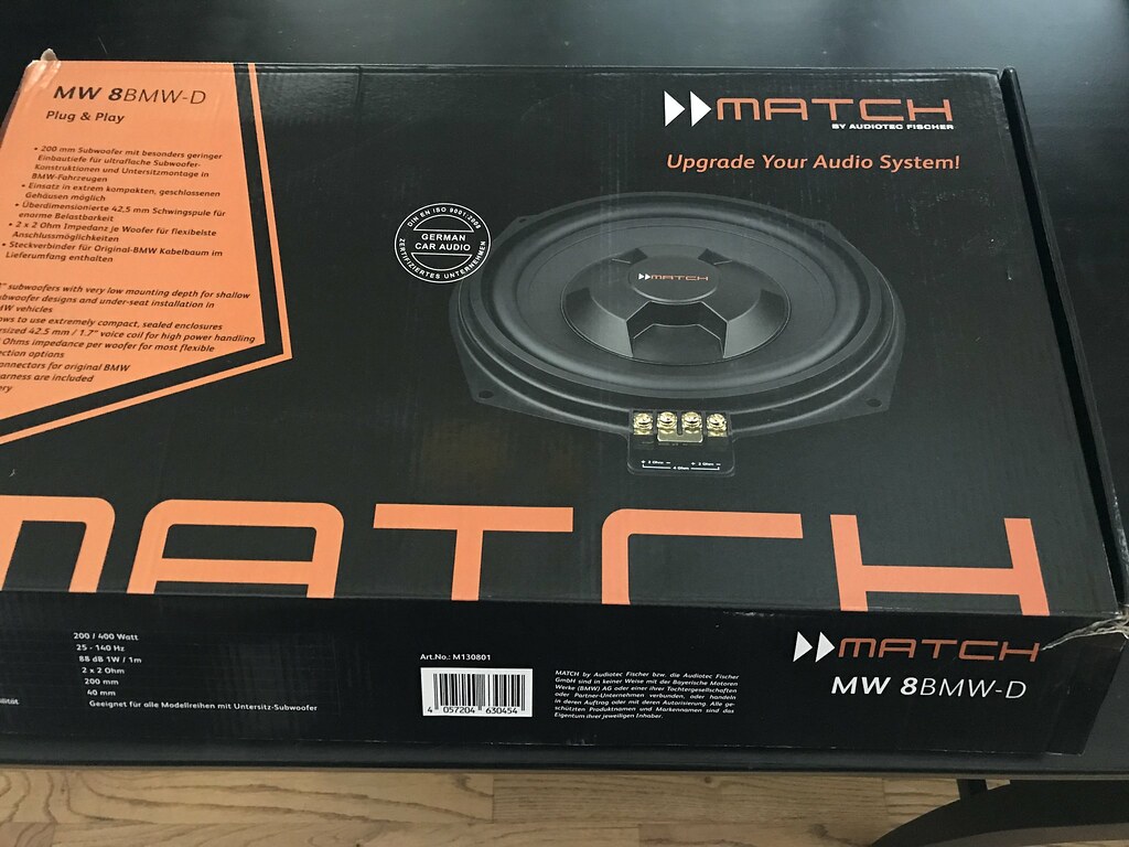 Speaker upgrade Match by Audiotec Fischer