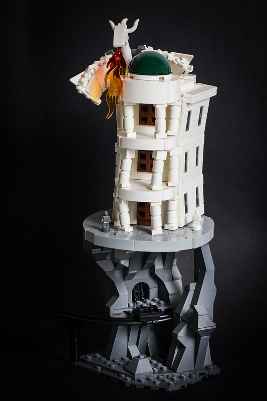 [MOC] Harry Potter Gringott's Bank microscale LEGO Licensed Eurobricks Forums
