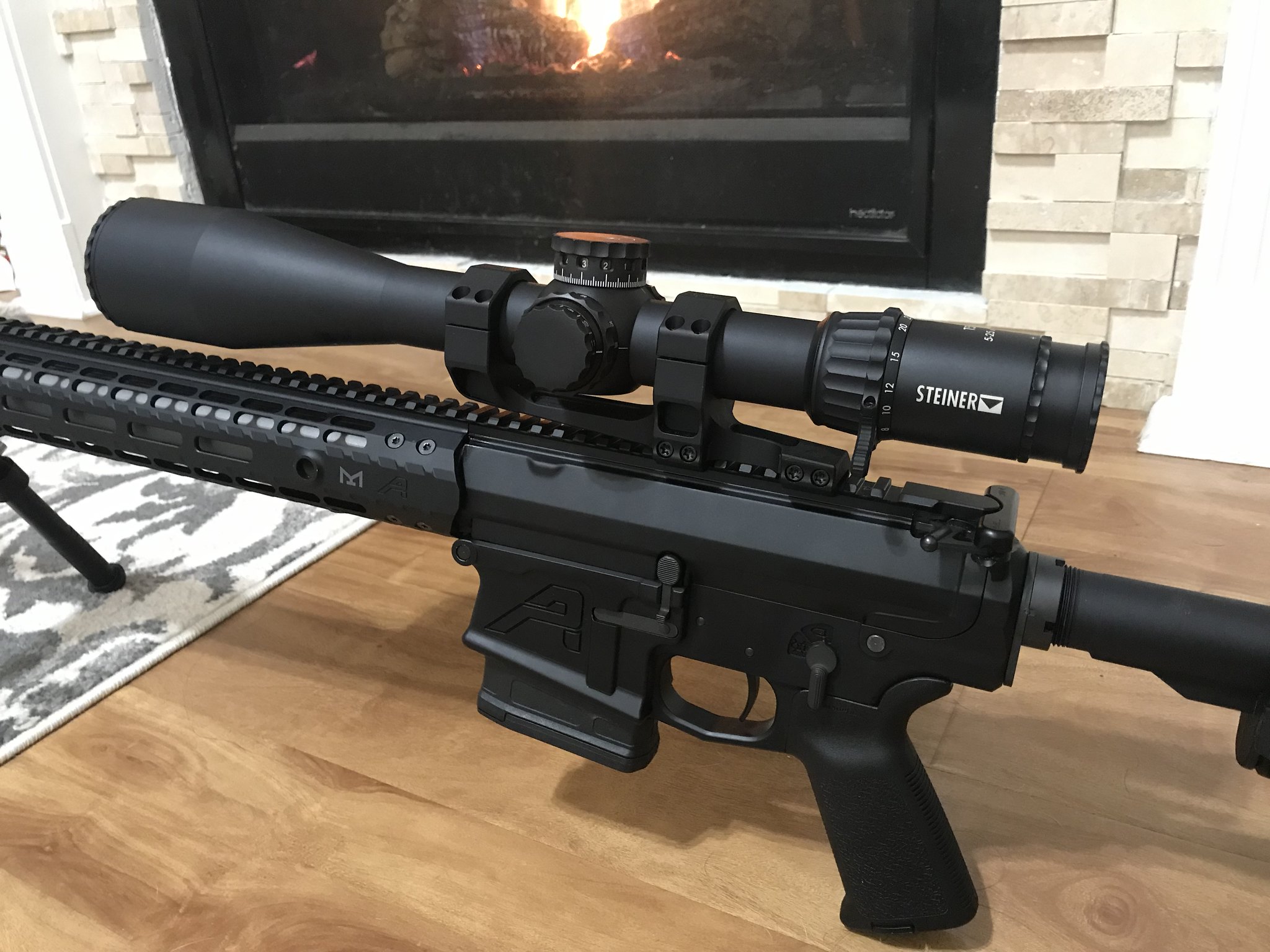 Aero Precision M5 AR10 6.5 Creedmoor Steiner T5xi 525x56 scope with