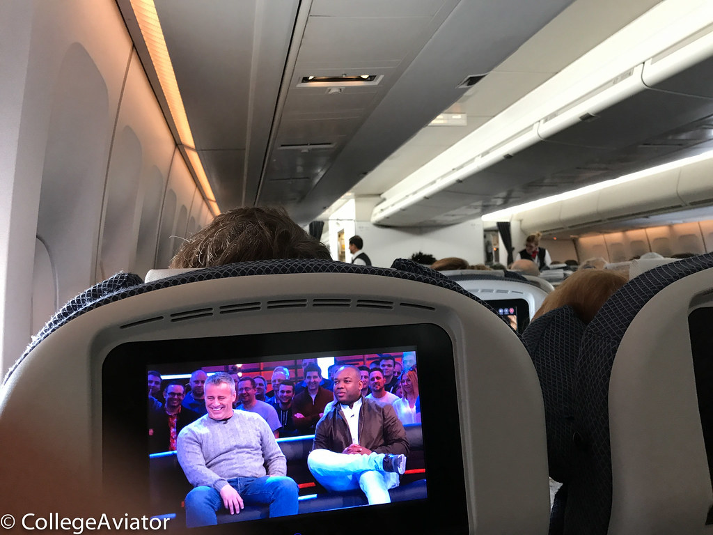 Review of British Airways flight from London to New York in Economy