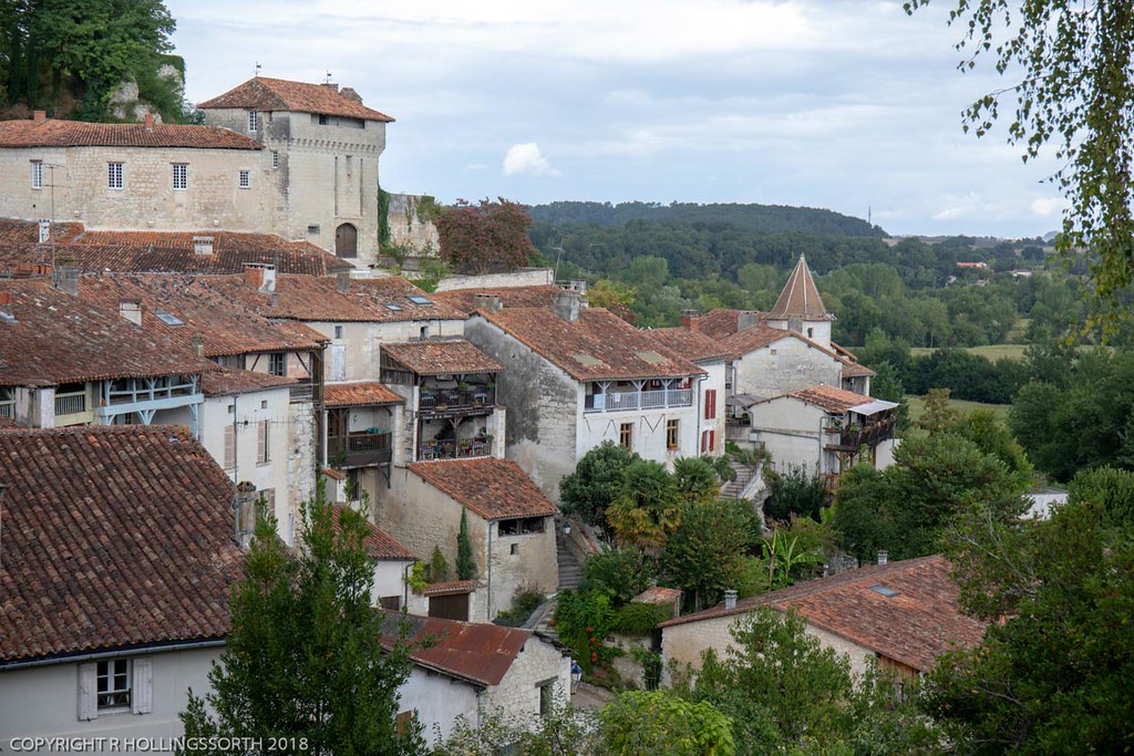 BORS(CANTON DE MONTMOREAUSAINTCYBARD) Carte plan hotel village de