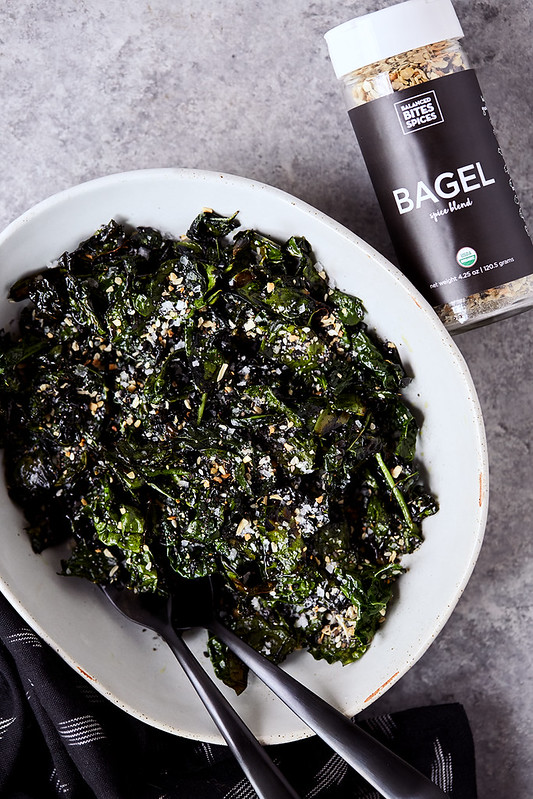 Cast Iron Skillet Crispy Kale Tasty Yummies