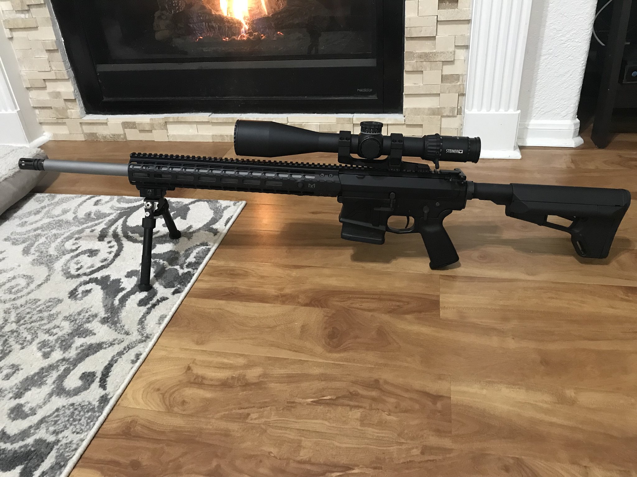 Aero Precision M5 AR10 6.5 Creedmoor Steiner T5xi 525x56 scope with
