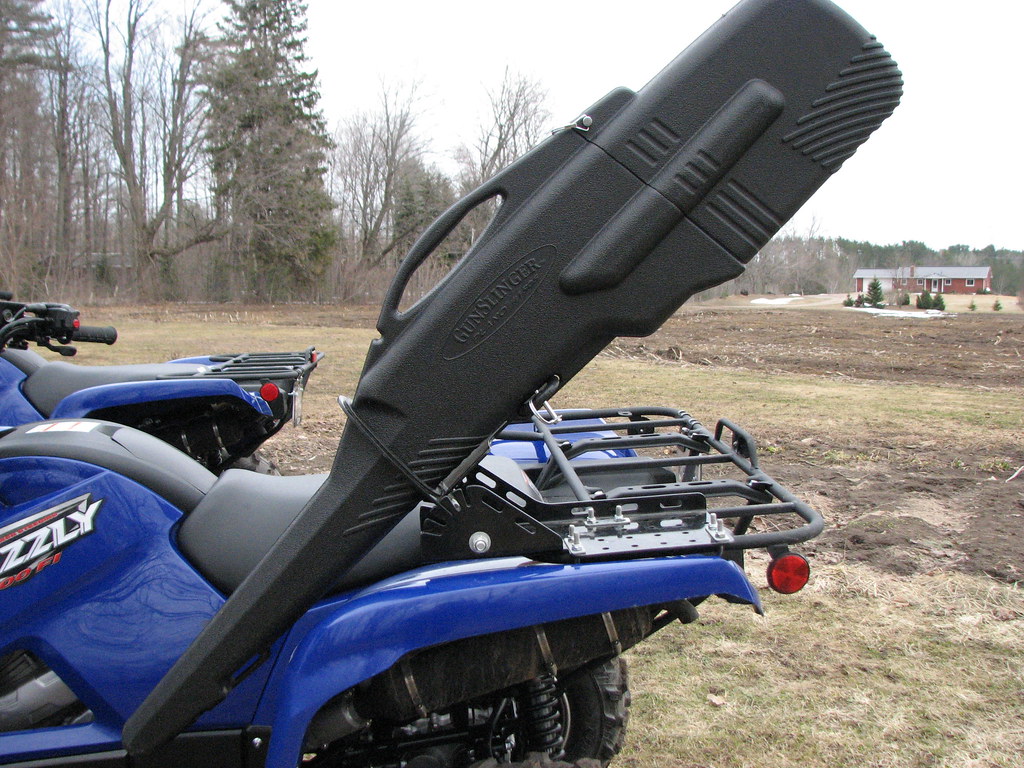 Gun boot mounts Yamaha Grizzly ATV Forum