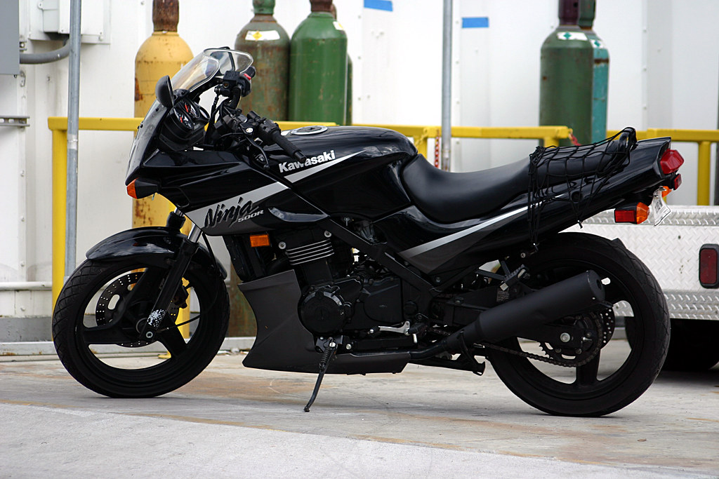 Stock Exhaust paint? The home of the Kawasaki EX500