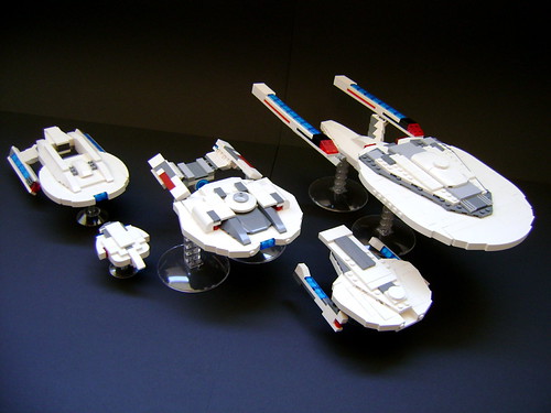 Stefan's micro Star Trek fleet is ready to make first contact with the