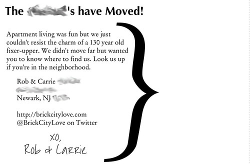 Change of Address Cards