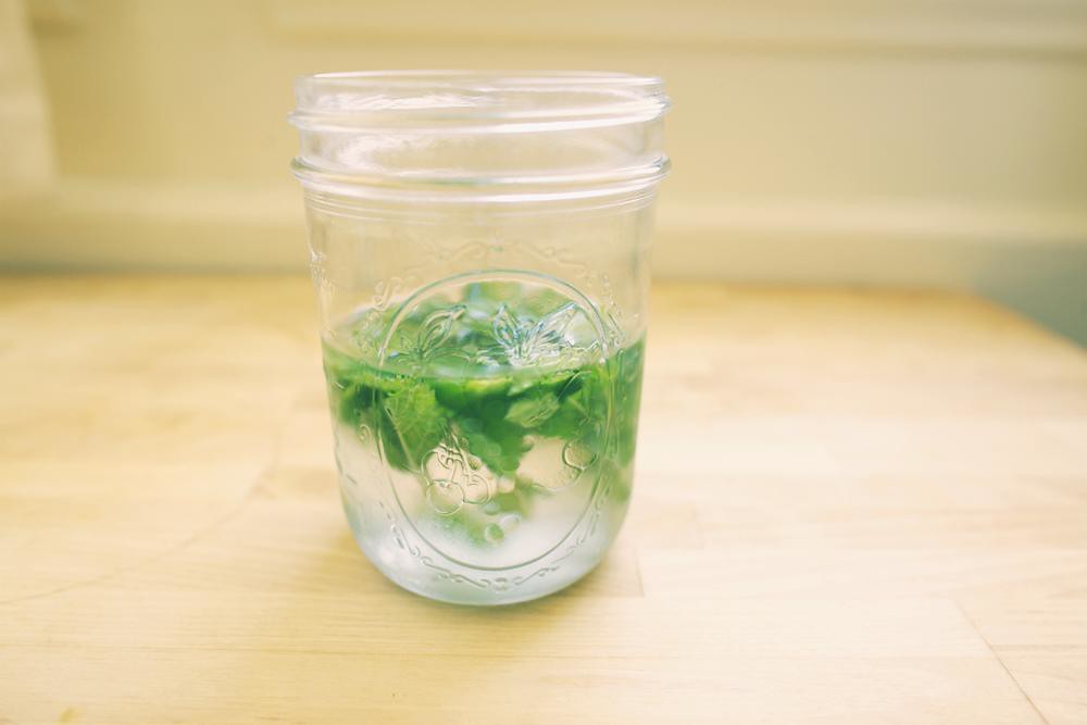 mint infused vodka CUTE + DELICIOUS