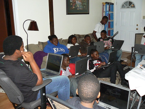 Computer Literacy Program - Almost Entire Class From Front