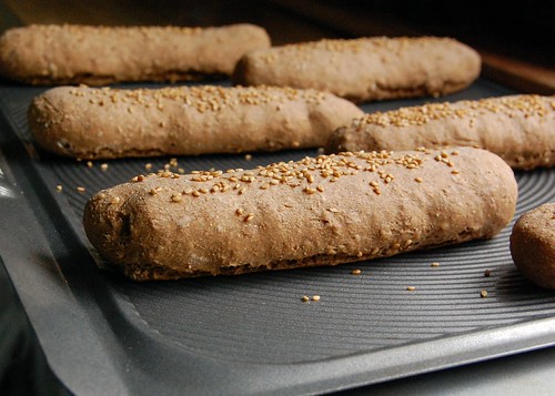 neverhomemaker WheatSesame Hot Dog Buns