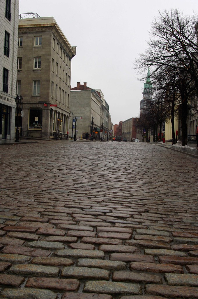 Photo a Day Old Montreal Cobblestone Streets