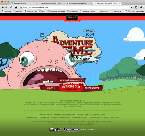 Frederator Studios Blogs The Adventure Time Blog 2010 January