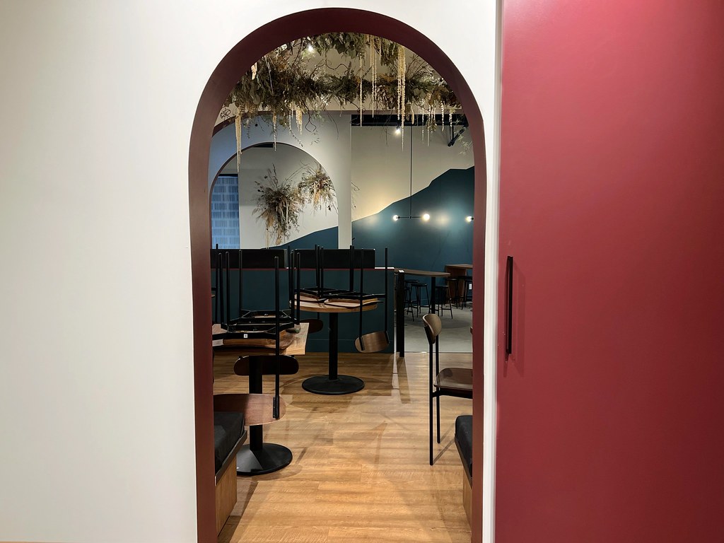 Take a Peek Behind Novella Coffee Bar’s PaperedUp Windows, Ahead of