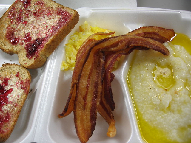 bacon, eggs, grits & toast Flickr Photo Sharing!