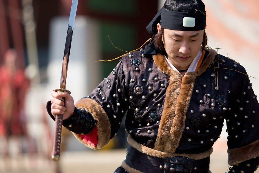 Sword style from 24 martial arts in suwon south korea Ssang soo do