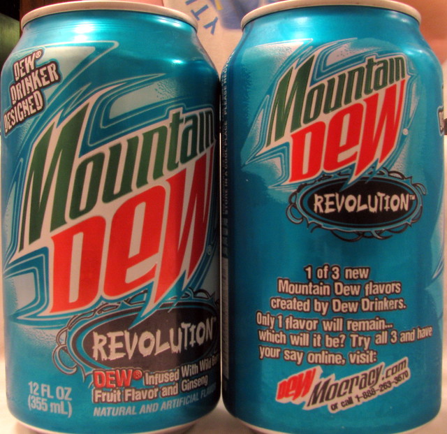 Mountain Dew Revolution One of 3 new limited run