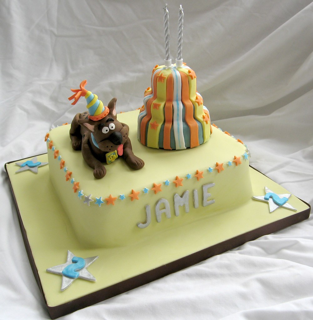 Scooby Doo Birthday Cake Birthday cake for a Scooby mad 2 … Flickr