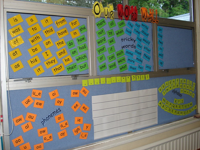 Our word wall Flickr Photo Sharing!