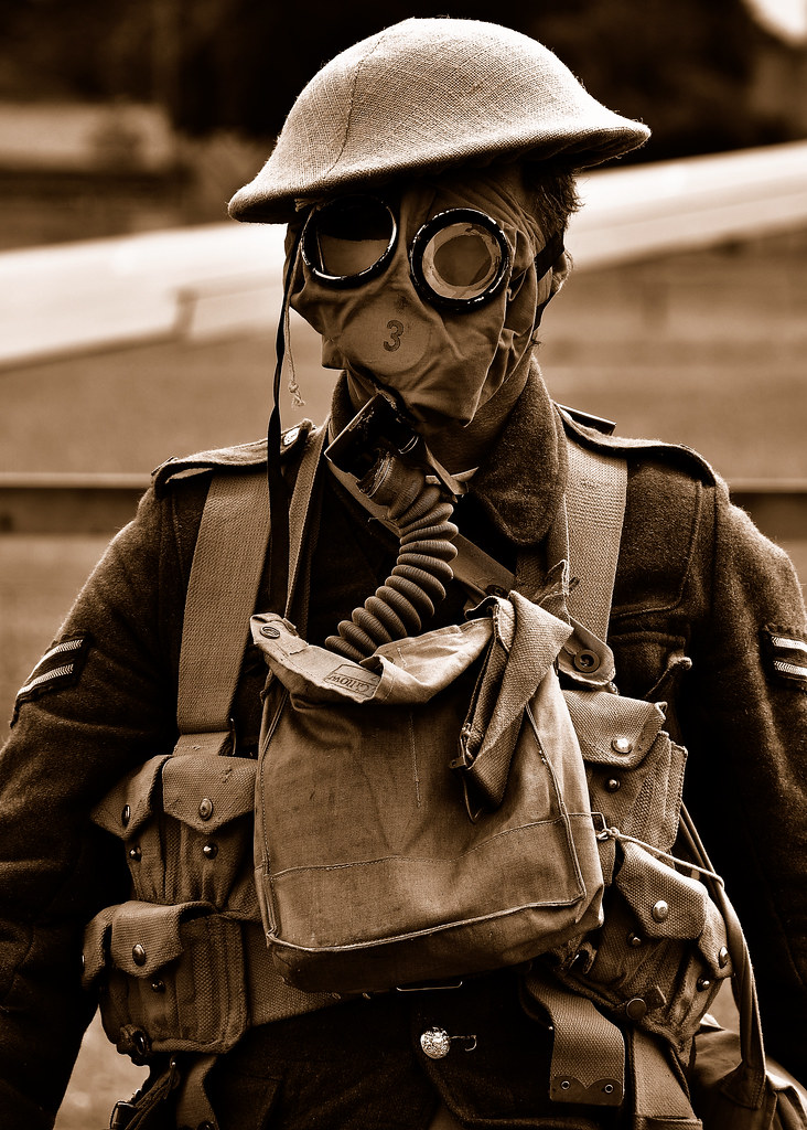 WW1 GasMask Protection.. these things were supposed to pr… Flickr