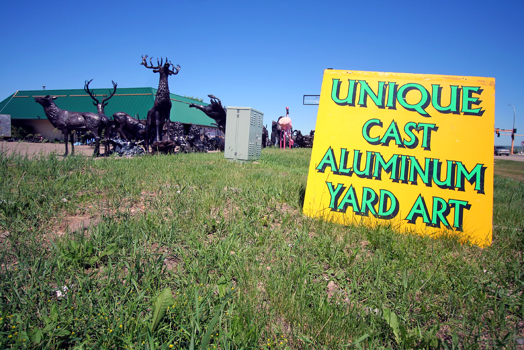 Unique Cast Aluminum Yard Art Bismarck, ND Brian Haines Flickr
