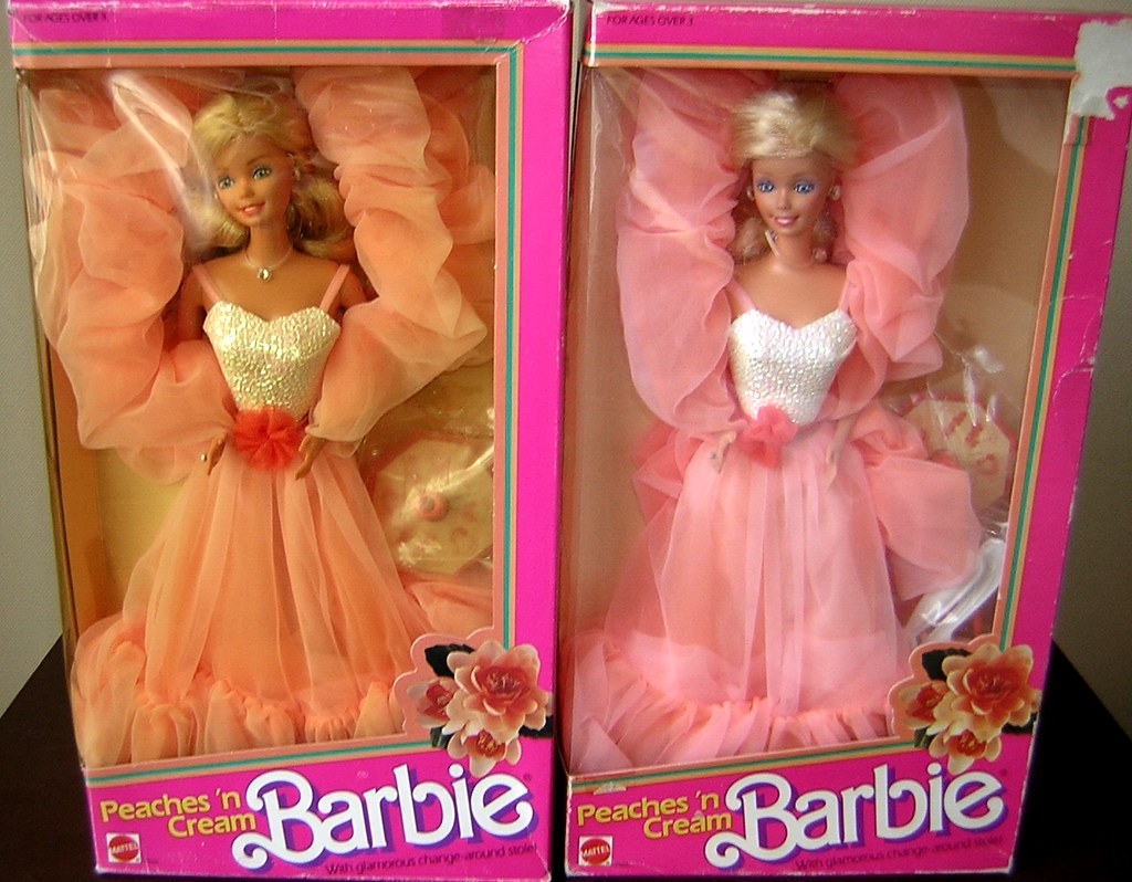 PEACHES 'N CREAM BARBIE 1984 a photo on Flickriver