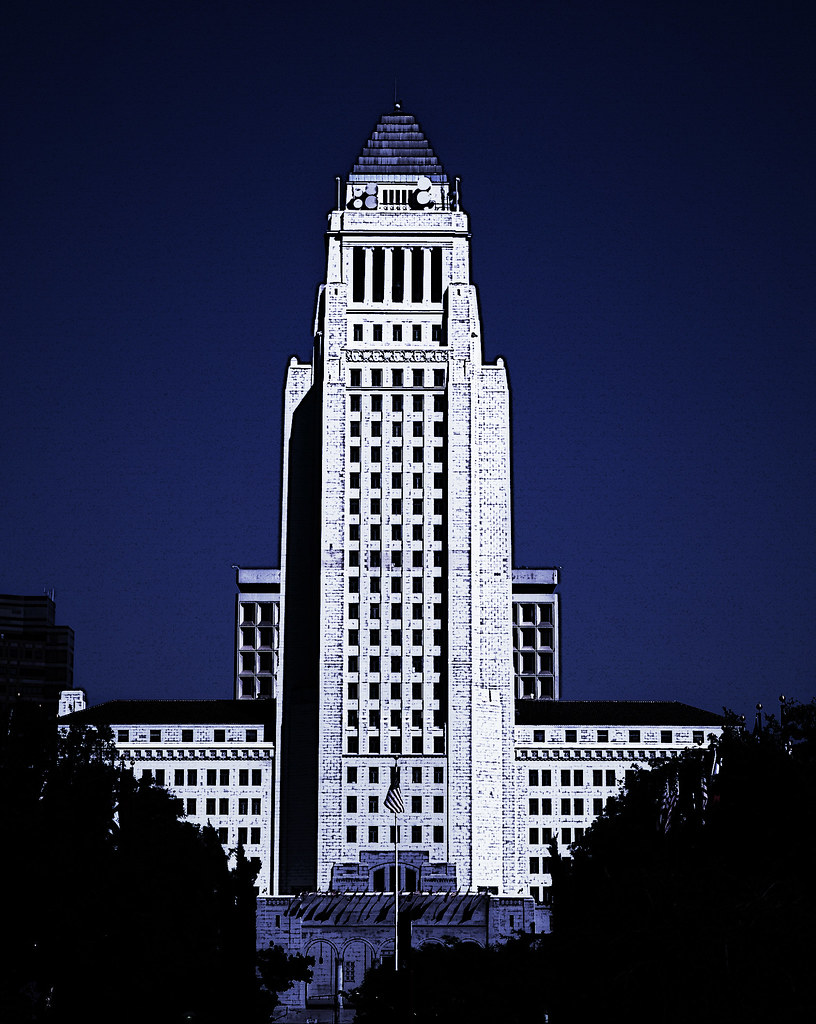 Los Angeles City Hall 453 ft 32 fl SkyscraperCity
