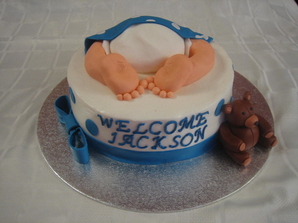 Baby "Bum" Shower Cake Flickr Photo Sharing!