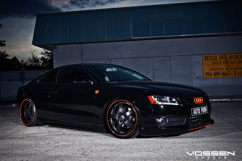 Audi A5 with Custom Vossen VVS084 Wheels a photo on