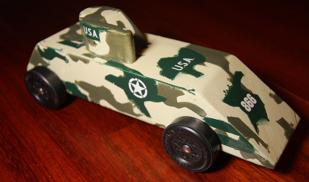 United States Army Tank Pinewood Derby Car United State … Flickr