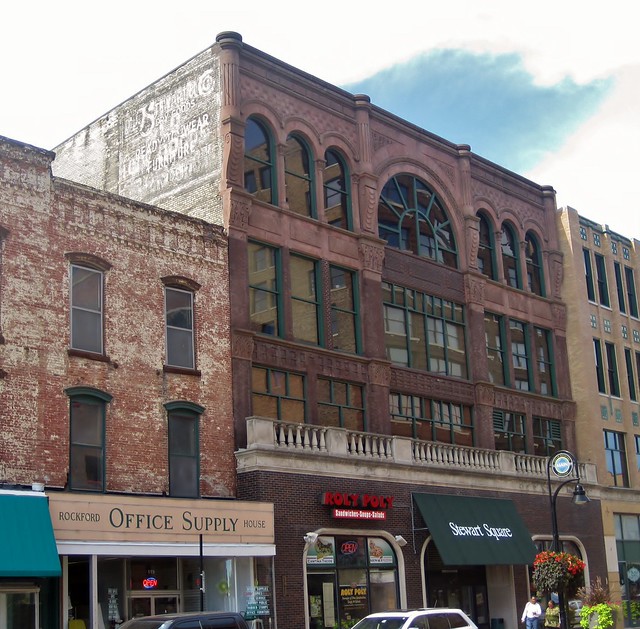 Stewart Block Stewart Block in the West Downtown Rockford … Flickr