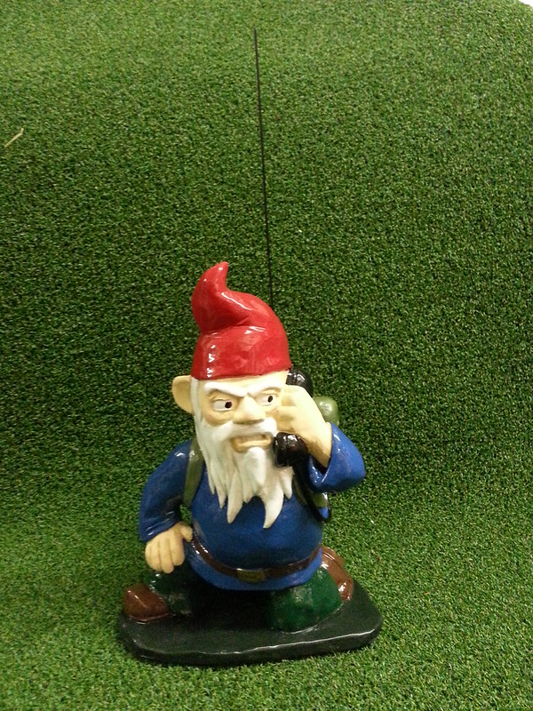 When My Brain Leaks, the Drops Drip Here. Combat Garden Gnome Radioman
