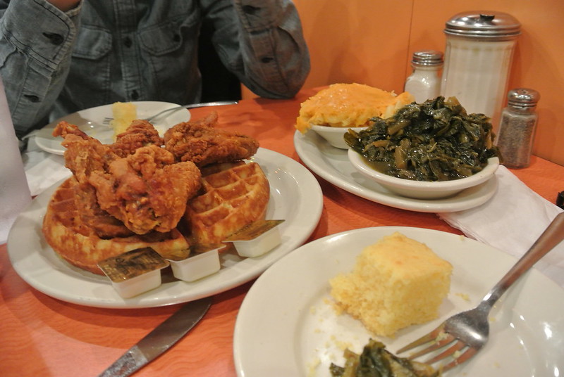 LettuceSpoon Chicken and waffles at Amy Ruth's