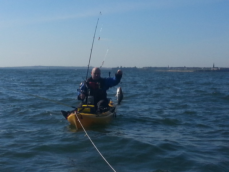 Kayak Fishing Whitley Bay Life Boat station, 03/05/14 North East