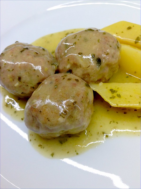 LAS RECETAS DE MIS AMIGAS ALBONDIGAS EN SALSA VERDE