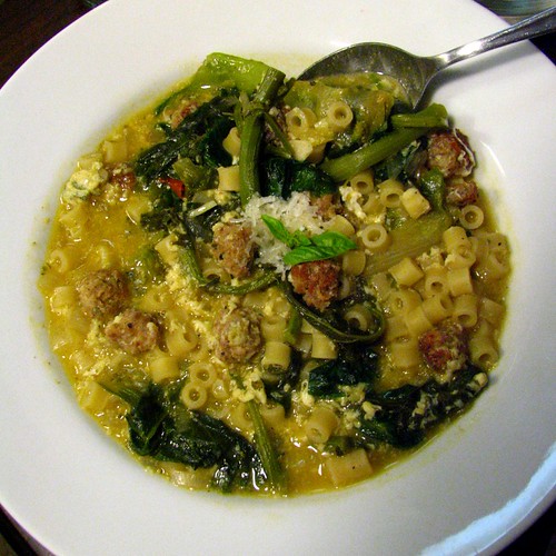 Peters blog escarole soup