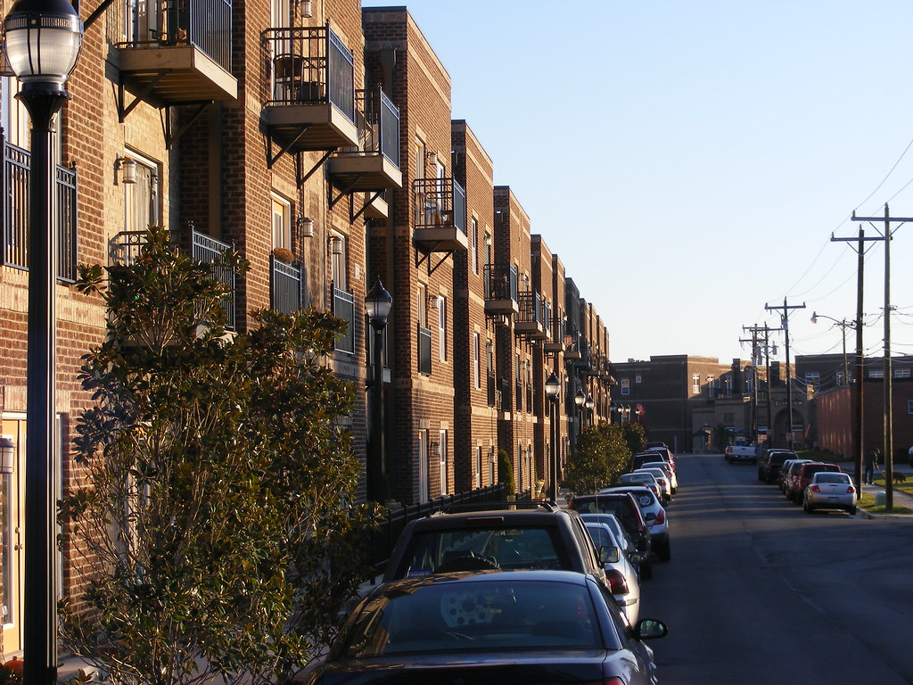 Southside in downtown Greensboro (upscale innercity neighborhood