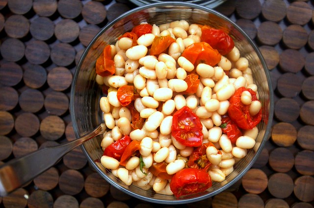 white bean salad