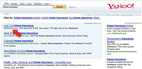 Yahoo Reduces Top Ads & Changes Ad Layout Slightly